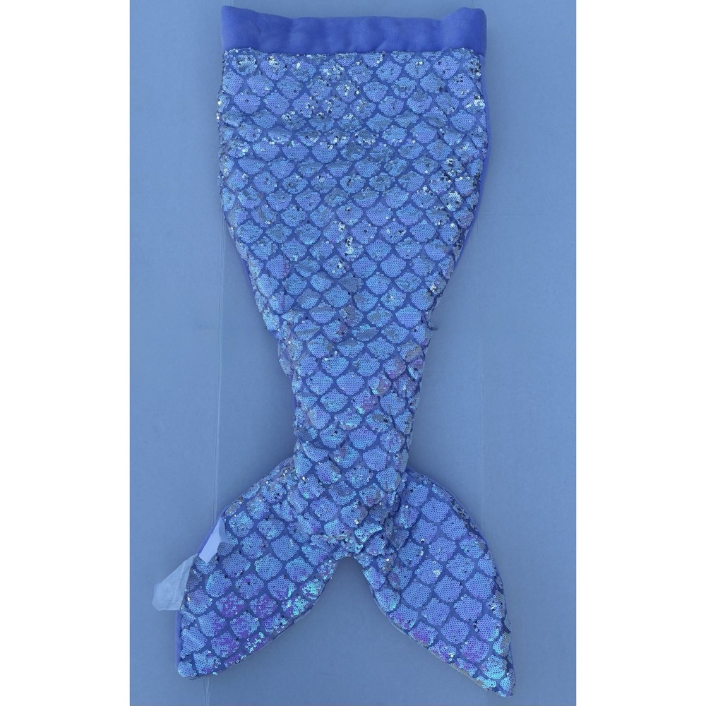 Cynthia Rowley Purple Sequin Mermaid Tail Blanket Girls Plush Sleeping Bag